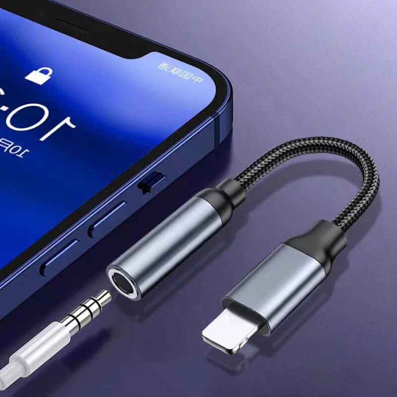 8-pins naar 3,5 mm jack AUX-ka - Earphone Splitter Jack recensie en prijs