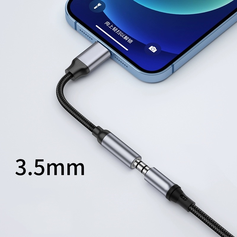 8-pins naar 3,5 mm jack AUX-ka - Earphone Splitter Jack recensie en prijs