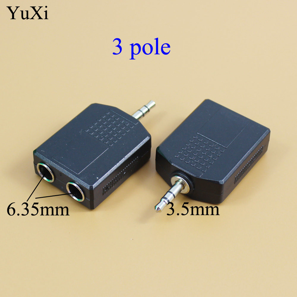 3.5mm/6.35mm vrouwelijke naar  - Earphone Splitter Jack recensie en prijs